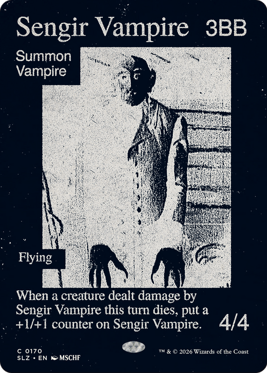 Sengir Vampire (0170) (Showcase) (SLZ)