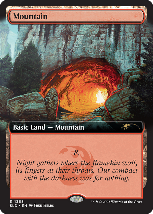 Mountain (1365) (Extended Art) - Foil
