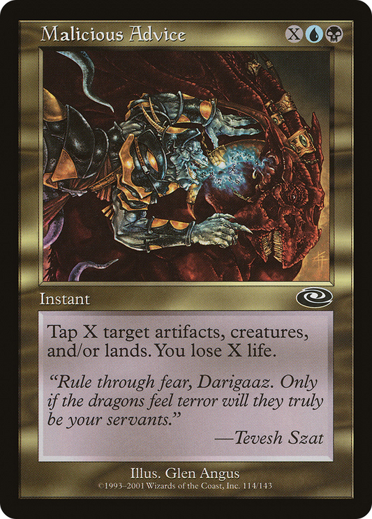 Malicious Advice - Foil