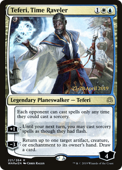 Teferi, Time Raveler (221) (Prerelease) - Foil
