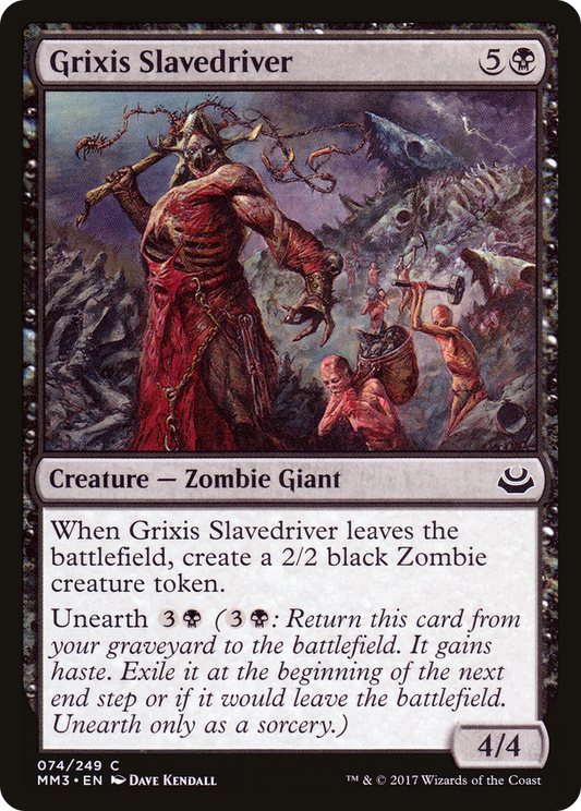 Grixis Slavedriver - Foil