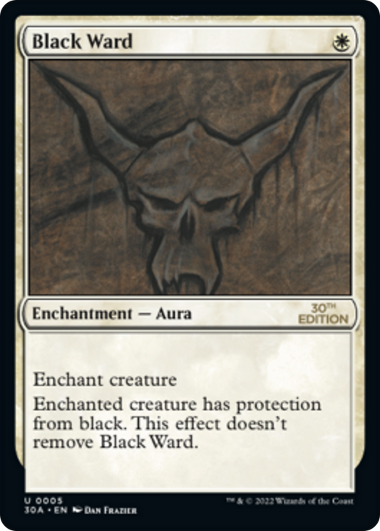Black Ward (Modern Frame)