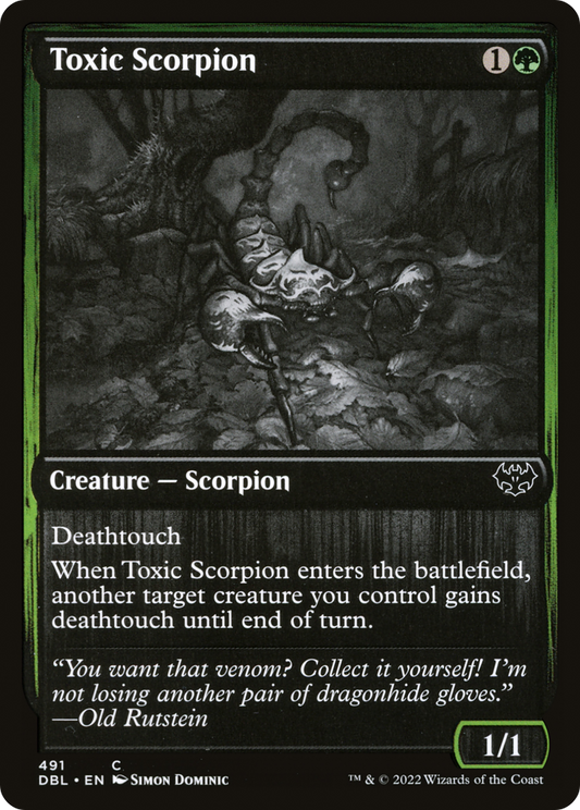 Toxic Scorpion - Foil
