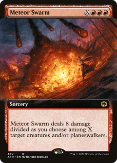 Meteor Swarm (380) (Extended Art) - Foil