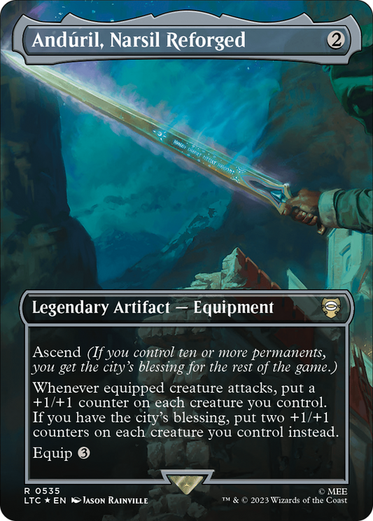 Anduril, Narsil Reforged (0535) (Borderless) - Surge Foil