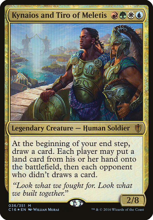 Kynaios and Tiro of Meletis (Oversized) - Foil