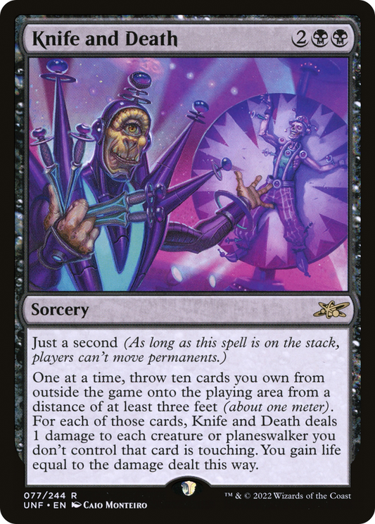 Knife and Death - Foil