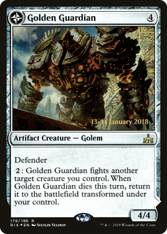 Golden Guardian // Gold-Forge Garrison (179) (Prerelease) (PRIX) - Foil