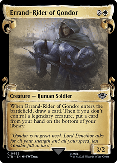 Errand-Rider of Gondor (0462) (Showcase) - Silver Foil