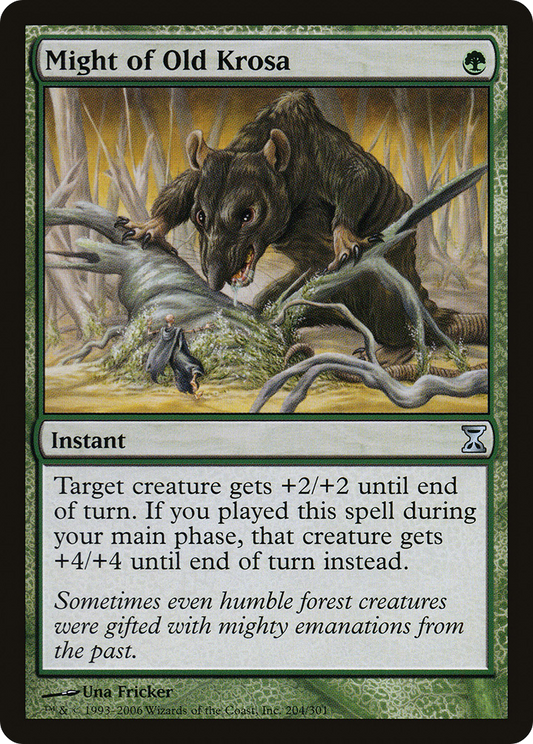 Might of Old Krosa - Foil