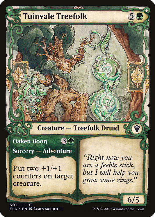 Tuinvale Treefolk // Oaken Boon (301) (Showcase)