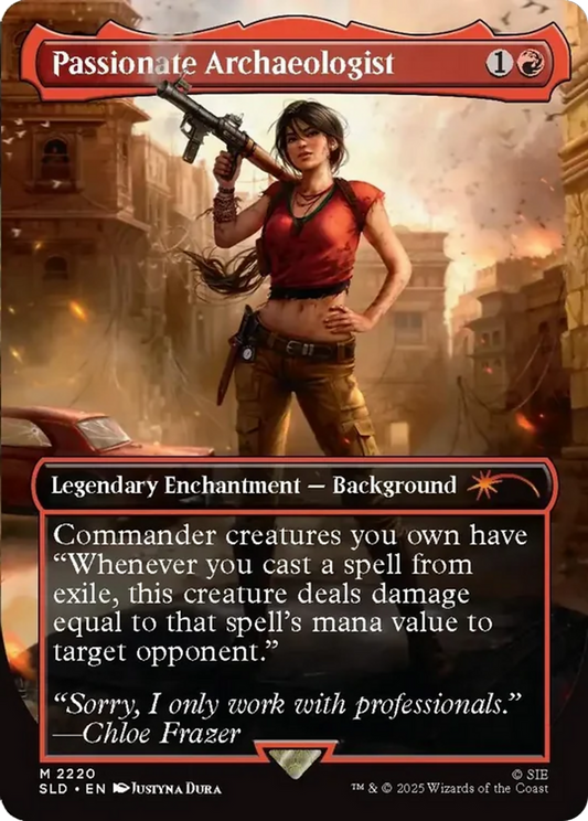 Passionate Archaeologist (2220) (Borderless) - Foil sld