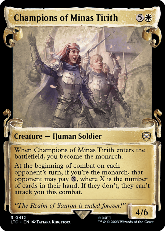 Champions of Minas Tirith (0412) (Showcase) - Silver Foil