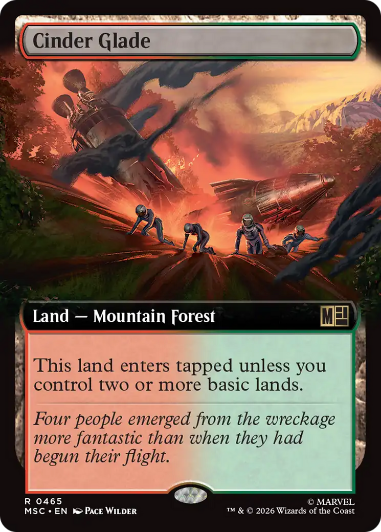 Cinder Glade (0465) (Extended Art) (MSC)