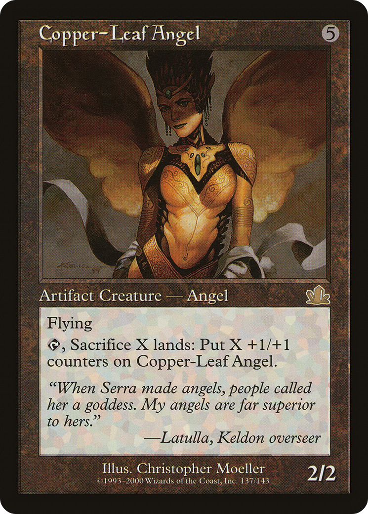 Copper-Leaf Angel - Foil
