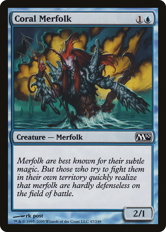 Coral Merfolk - Foil