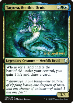 Tatyova, Benthic Druid (206) (Prerelease) - Foil