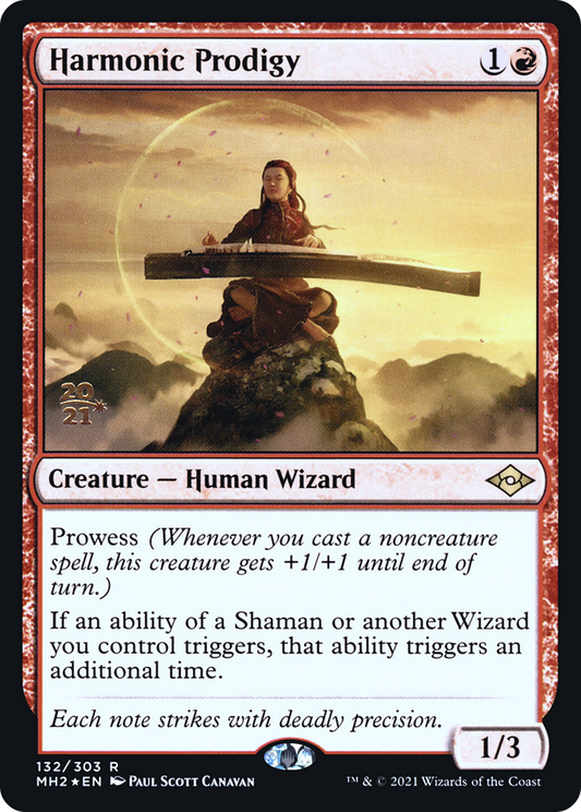 Harmonic Prodigy (132) (Prerelease) - Foil