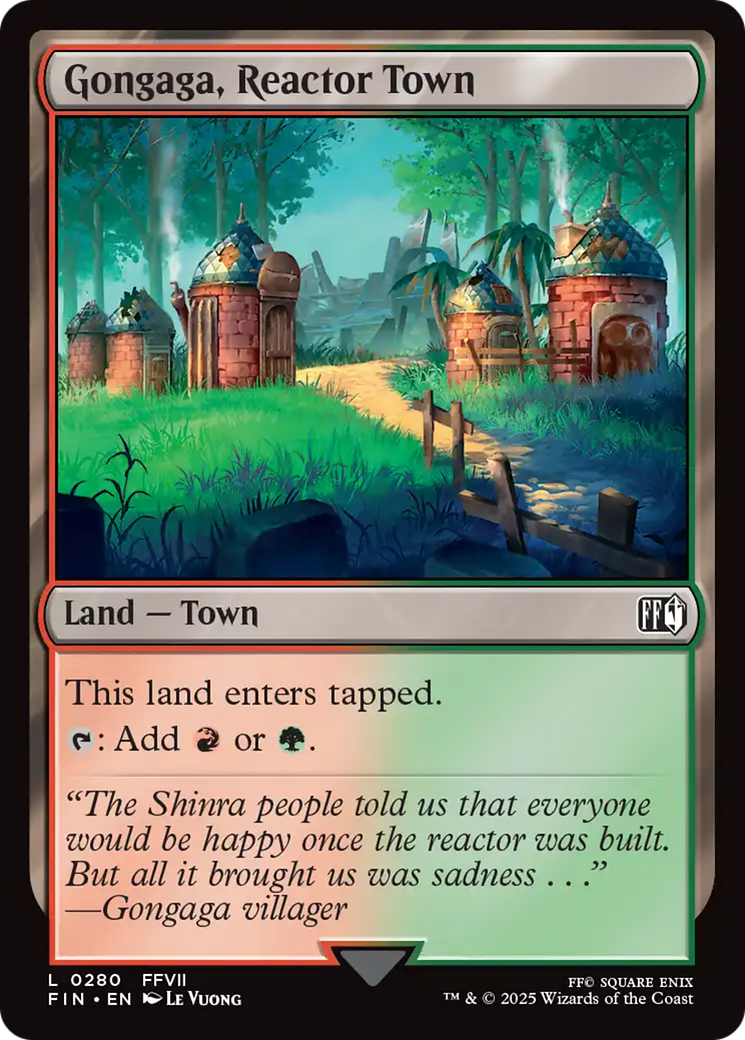 Gongaga, Reactor Town - Foil