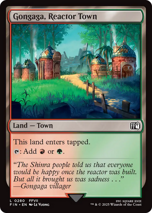 Gongaga, Reactor Town - Foil