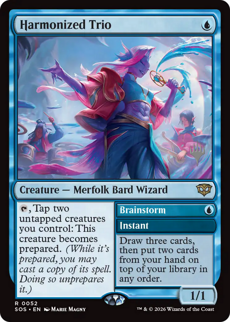 Harmonized Trio // Brainstorm (0052) (Promo Pack) (PSOS) - Foil