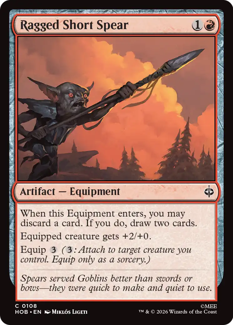 Ragged Short Spear (HOB)