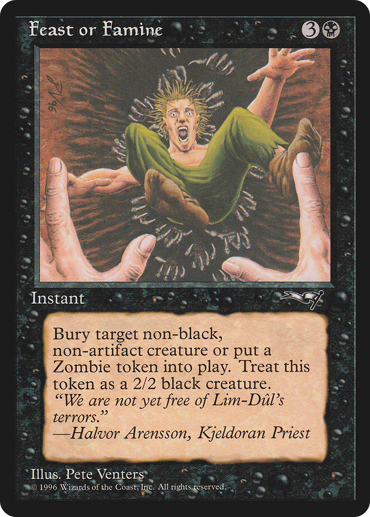 Feast or Famine (Falling into Pit)