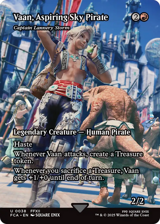 Vaan, Aspiring Sky Pirate [Captain Lannery Storm] (0038) (Showcase) - Foil