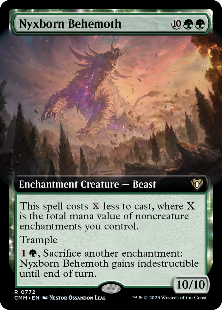 Nyxborn Behemoth (0772) (Extended Art) - Foil