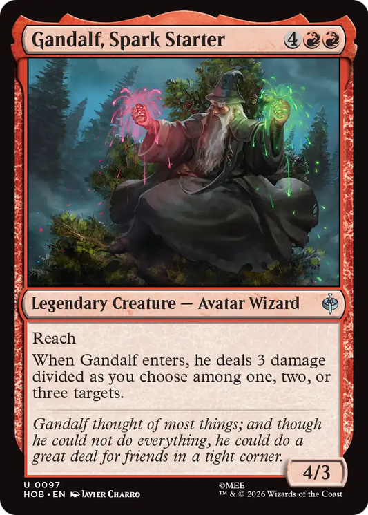 Gandalf, Spark Starter (HOB) - Foil