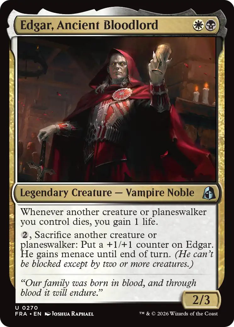 Edgar, Ancient Bloodlord (FRA)