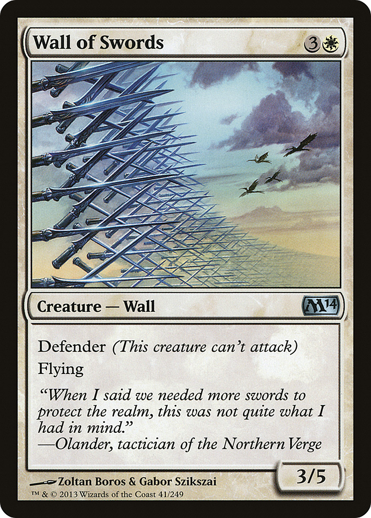 Wall of Swords - Foil