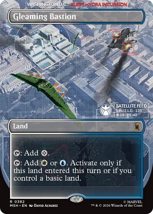 Gleaming Bastion (0382) (Borderless) (MSH) - Foil