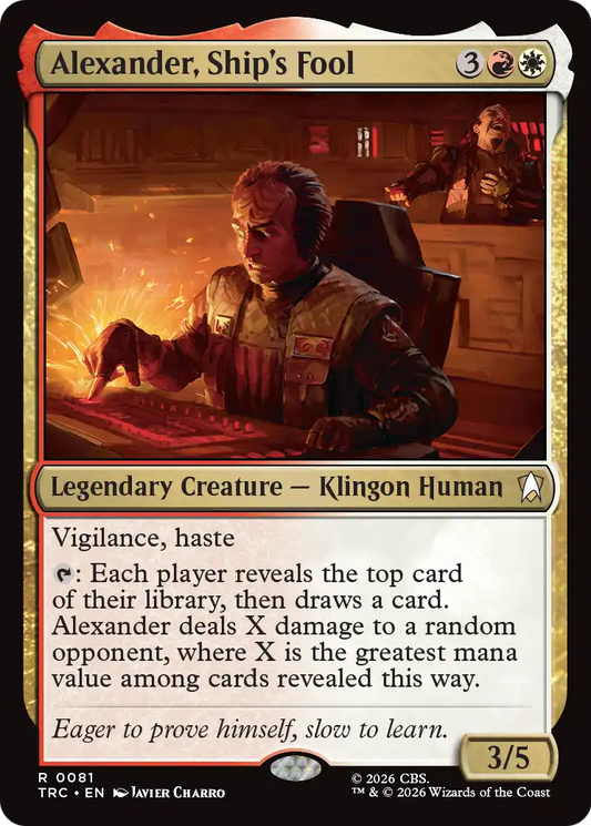 Alexander, Ship's Fool (TRC) - Surge Foil
