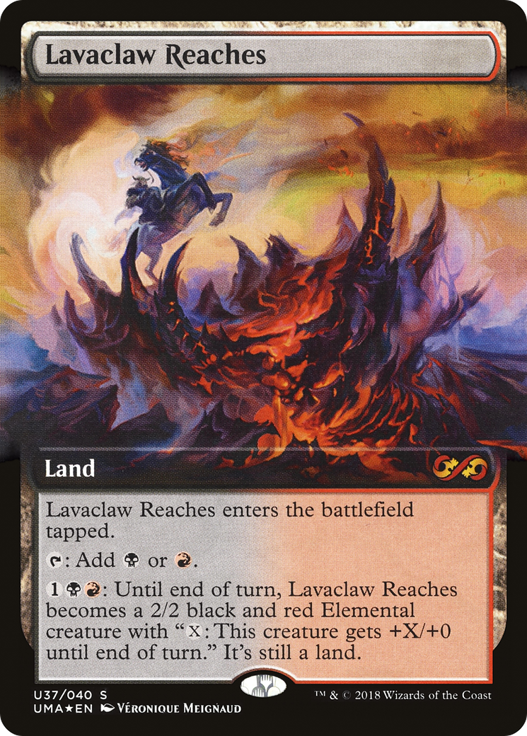 Lavaclaw Reaches (U37) (Extended Art) - Foil