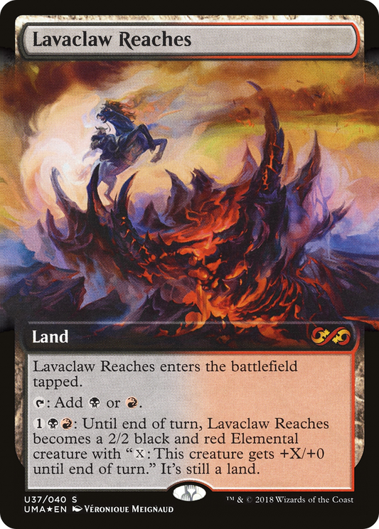 Lavaclaw Reaches (U37) (Extended Art) - Foil
