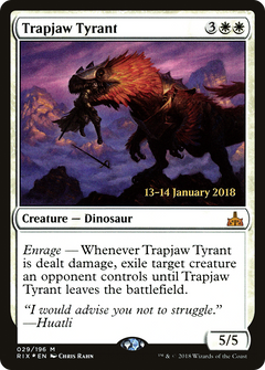 Trapjaw Tyrant (029) (Prerelease) - Foil