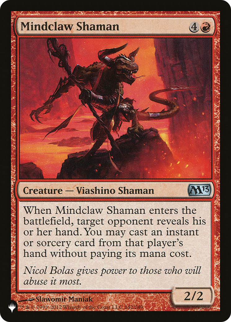 Mindclaw Shaman (M13-142) (PLST)