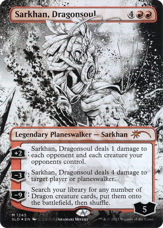 Sarkhan, Dragonsoul (1245) (Borderless) - Foil