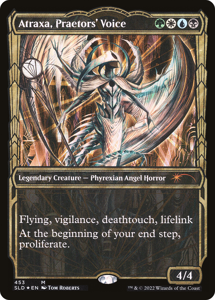 Atraxa, Praetors' Voice (453) (Showcase) - Gilded Foil