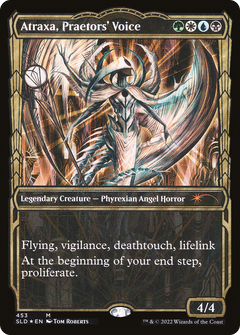 Atraxa, Praetors' Voice (453) (Showcase) - Gilded Foil
