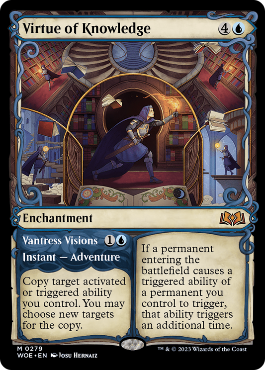 Virtue of Knowledge // Vantress Visions (0279) (Showcase) - Foil