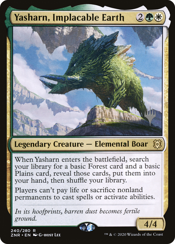 Yasharn, Implacable Earth (240) (Promo Pack) - Foil