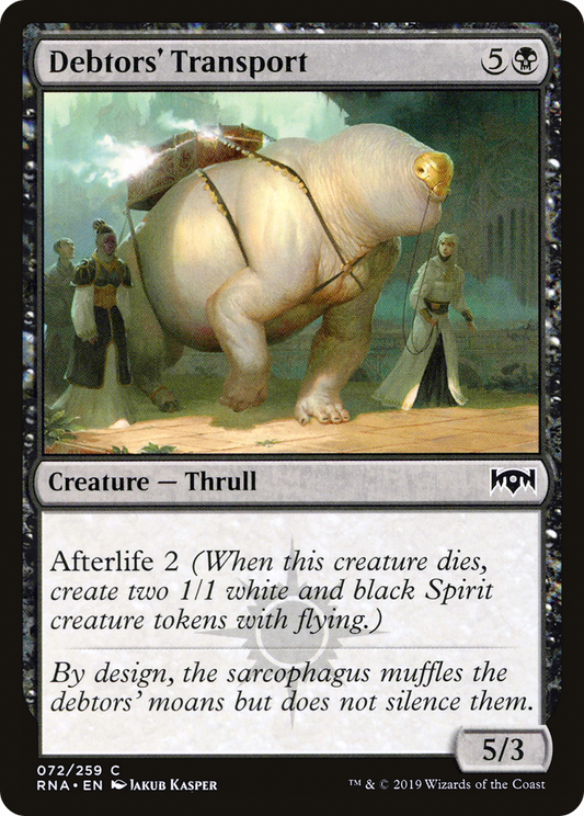 Debtors' Transport - Foil