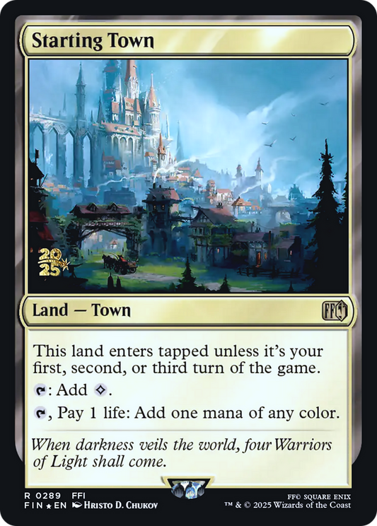 Starting Town (0289) (Prerelease) - Foil