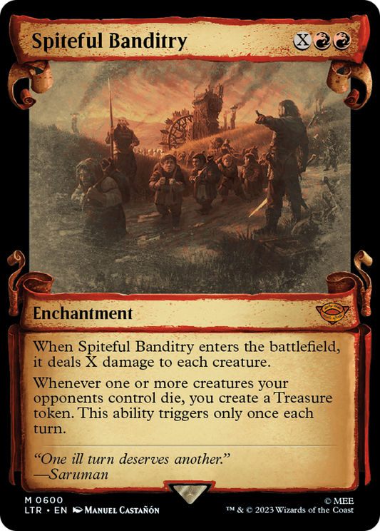 Spiteful Banditry (0600) (Showcase) - Silver Foil