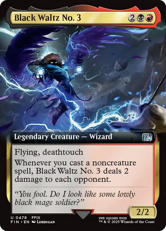 Black Waltz No. 3 (0478) (Extended Art) - Foil