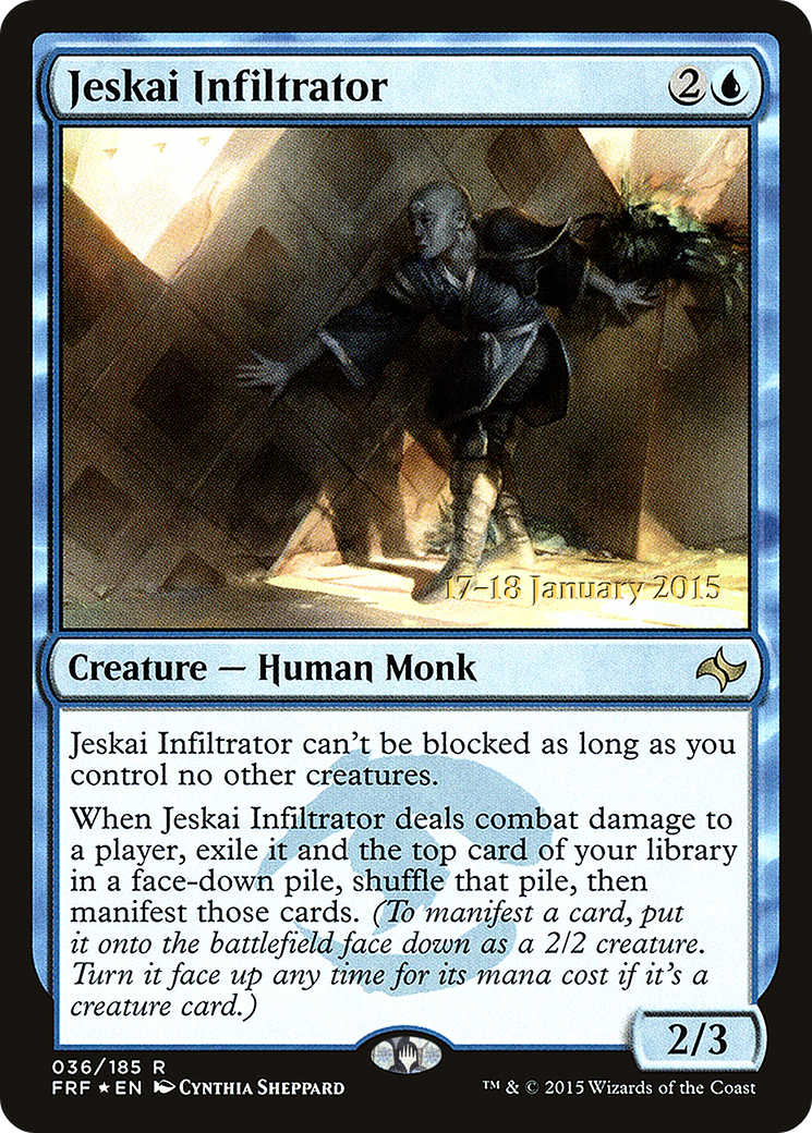 Jeskai Infiltrator (036) (Prerelease) - Foil