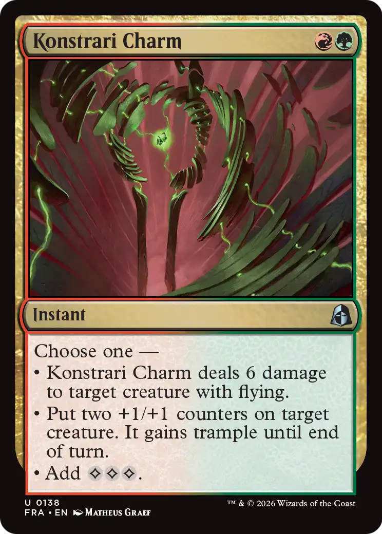 Konstrari Charm (FRA) - Foil