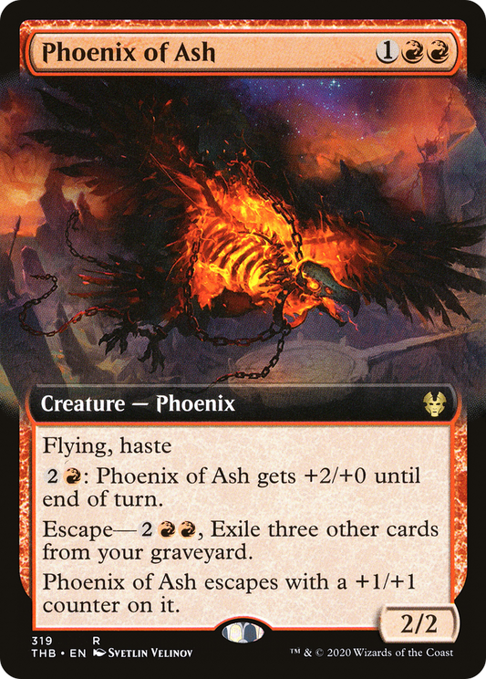 Phoenix of Ash (319) (Extended Art) - Foil